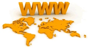 Conectividad global a través de la World Wide Web: una ilustración en 3D: este gráfico detallado muestra la esfera global de influencia que conserva Internet, representada simbióticamente a través de un prefijo 'www' colocado antes de un mapa mundial dorado de elegante estilo. Esta imagen metafórica subraya cómo las prácticas de SEO desempeñan un papel importante a la hora de conectar e influir en los mercados de todos los continentes a través de plataformas en línea.